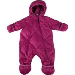 REI Baby Infant Goose Down Bunting Snowsuit 6 Month Pink Winter One Piece